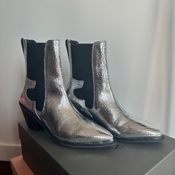 NEW Allsaints leather boots - Picture 1 of 7